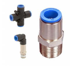 Self Sealing, Cross Union & Plug Fittings